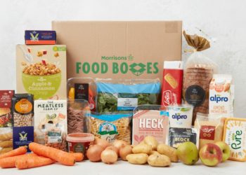 Morrisons vegan food box