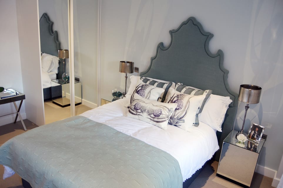 One of the bedrooms in the show home