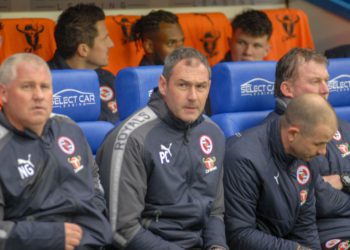Paul Clement with new assistants Nigel Gibbs and Karl Halabi