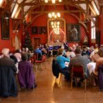 People enjoing the Christmas Sing along at Wokingham Town Hall on Saturday