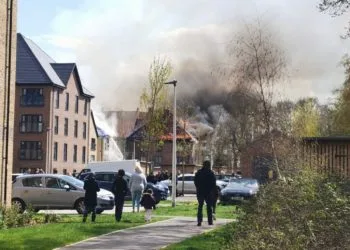 wokingham arborfield green fire blaze savills new-builds safety safe