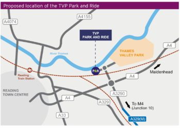 Proposed site for TVP Park Ride