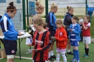 Reading Women took part in a sister club training day (pic by Phil Creighton)