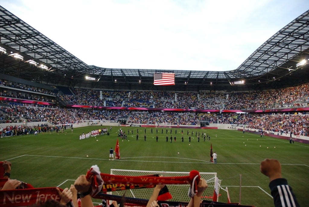 The game will take place at the Red Bull Arena on Saturday, March 12. (Picture: Wikipedia)