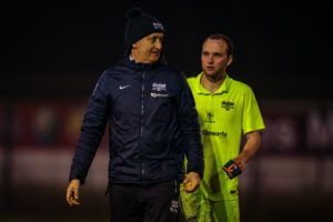 Roger Herridge chats with captain James Knight