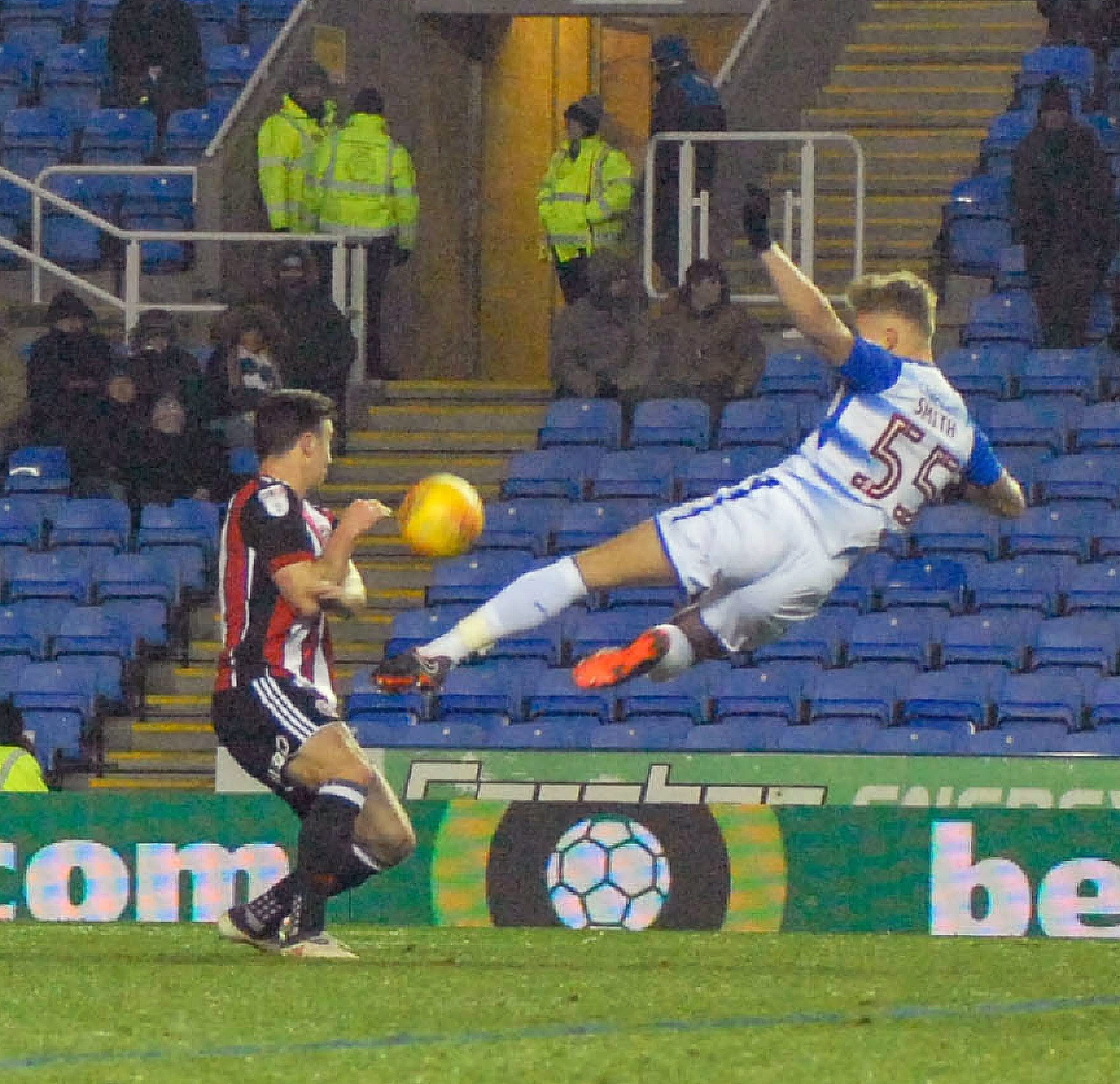 Sam Smith came on as a late substitute