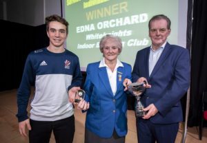 Service to sport in the community individual winner Edna Orchard