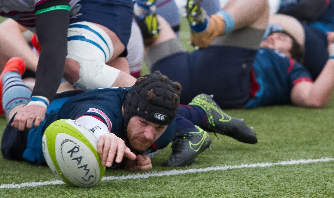 Tom Vooght scored two tries for Rams