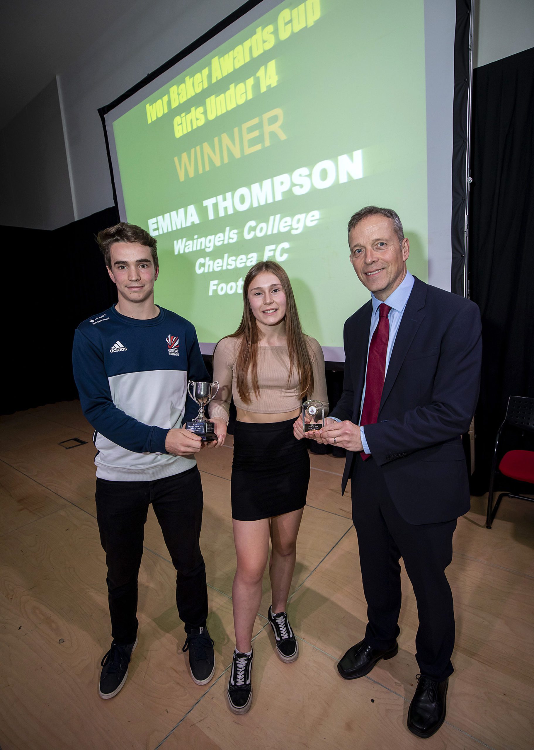 U Girls winner Emma Thompson