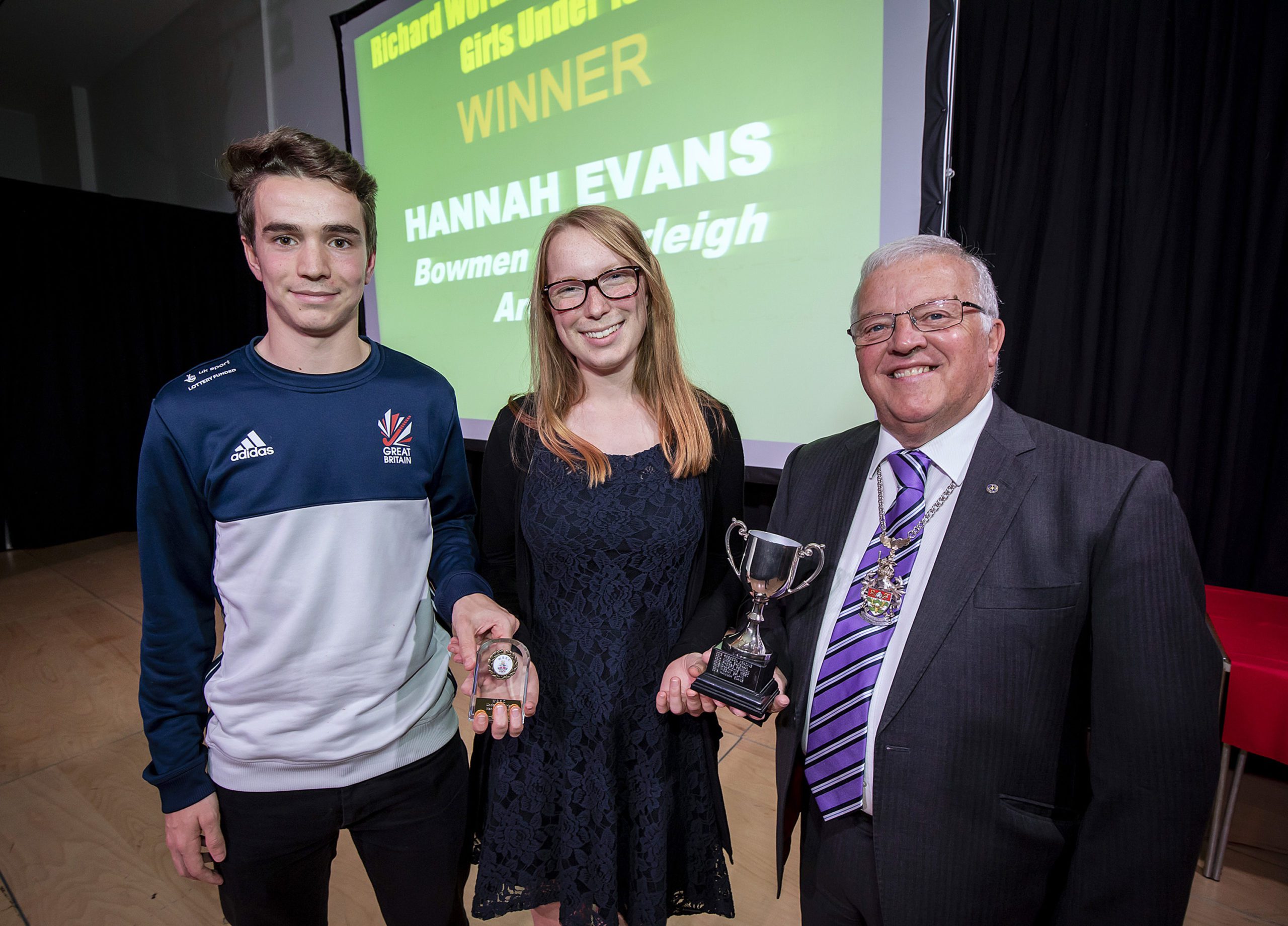 U Girls winner Hannah Evans