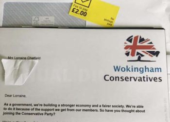 Unfranked letter
