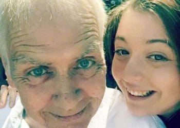 Vikki Harris and her uncle Tim