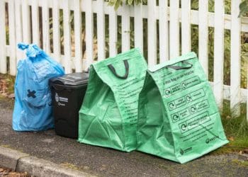 green recycling bags