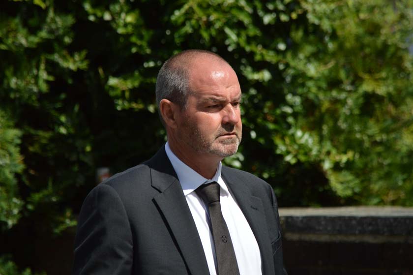 Former Reading FC manager Steve Clarke attended the service in Wokingham