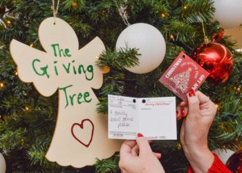 Giving Tree at Tesco in Wokingham last year