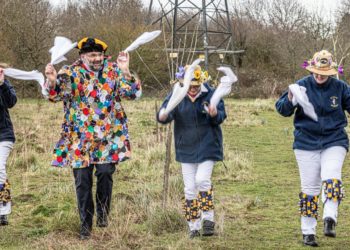 The Ellington Morris Group performed at the Winnersh Wassail. Picture: Patricia D Rowell