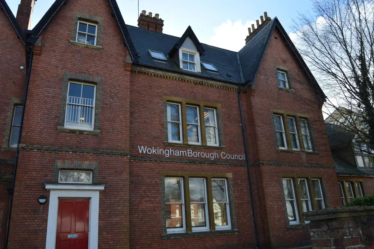 Wokingham Borough Council offices shute end