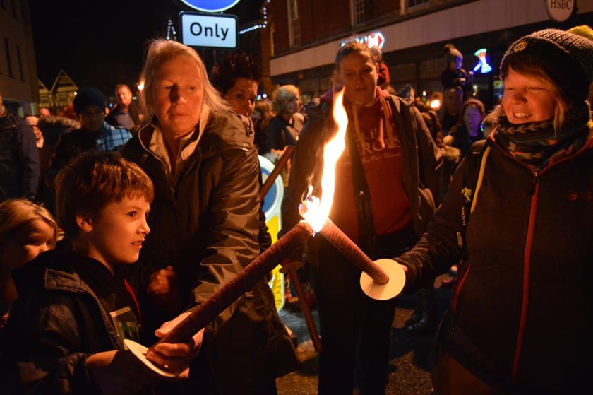 Wokingham Fireworks  parade