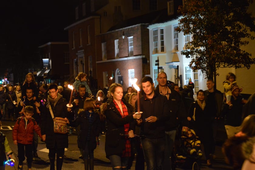 Wokingham Fireworks parade