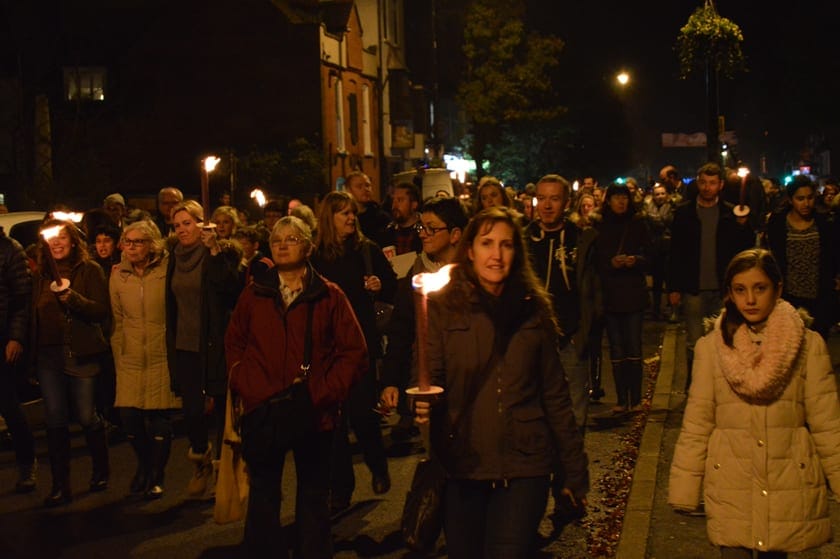 Wokingham Fireworks  parade