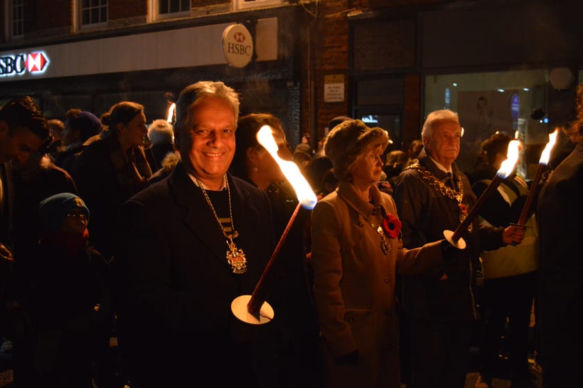Wokingham Fireworks parade November