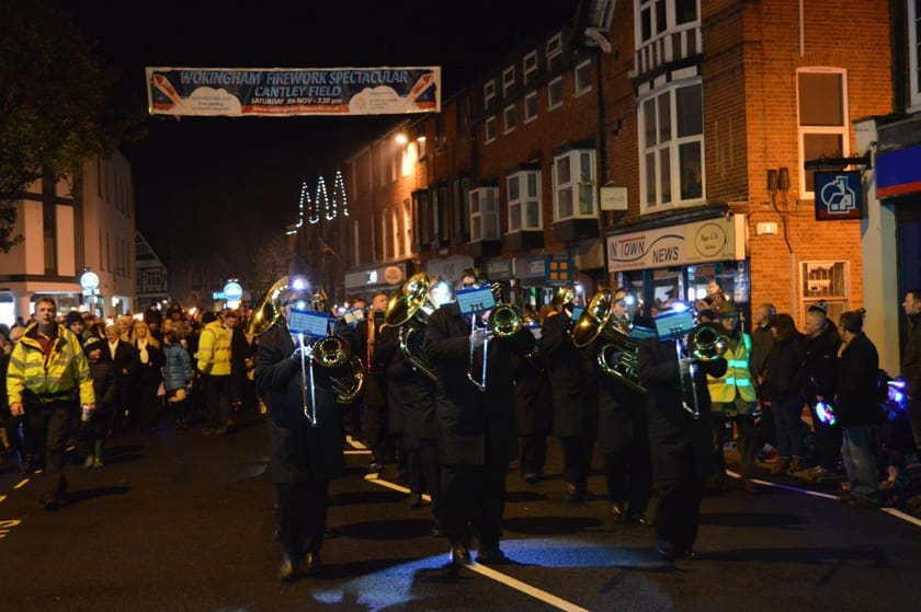 Wokingham Fireworks parade November