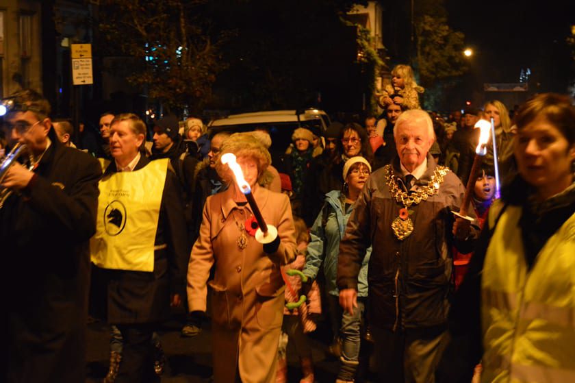 Wokingham Fireworks parade November