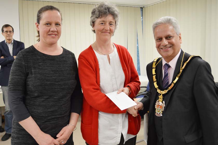 Wokingham Half Marathon charity presentation