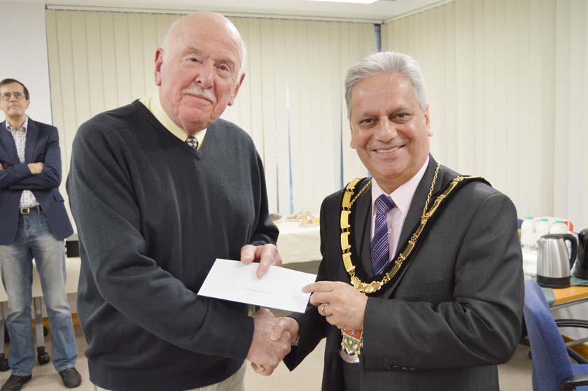 Wokingham Half Marathon charity presentation