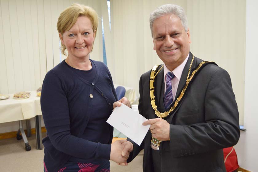 Wokingham Half Marathon charity presentation