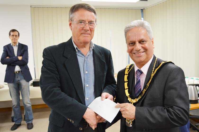 Wokingham Half Marathon charity presentation
