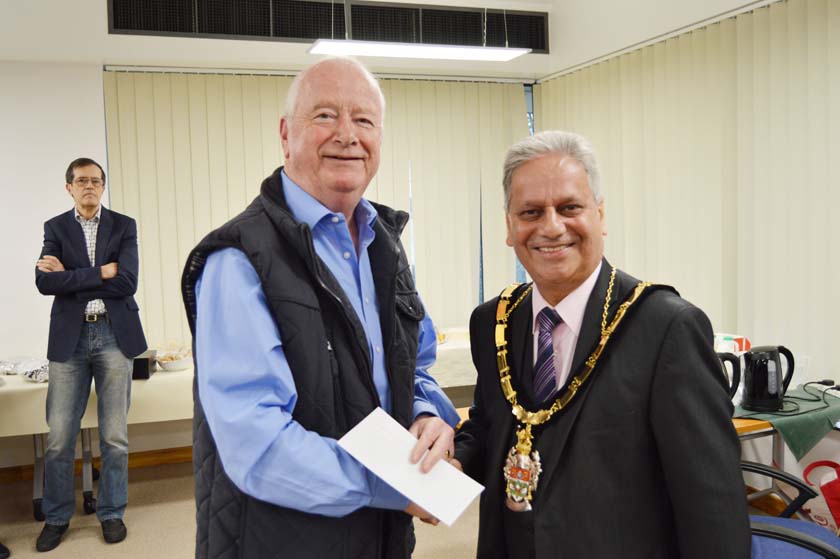Wokingham Half Marathon charity presentation
