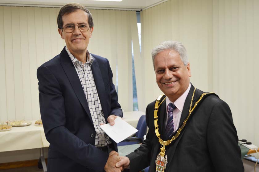 Wokingham Half Marathon charity presentation