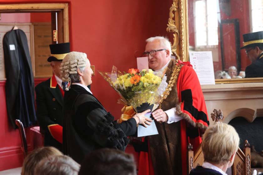 Wokingham Town Mayor making