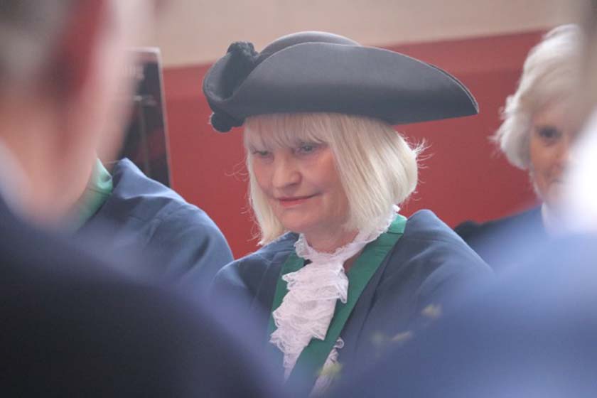 Wokingham Town Mayor making