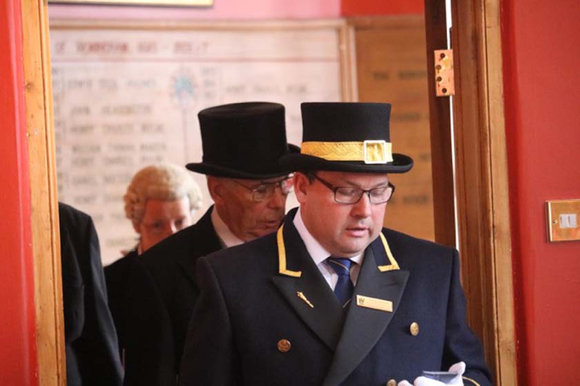 Wokingham Town Mayor making
