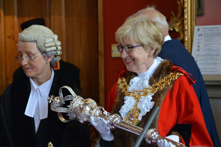 Wokingham Town Mayor making