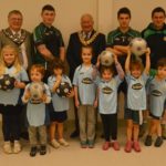 Woodley Mayor Wokingham Mayor members of the Irish Guard football team and junior members of Setanta