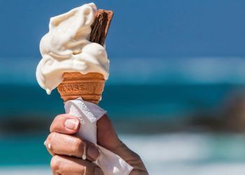cropped ice cream cone