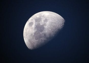 cropped moon