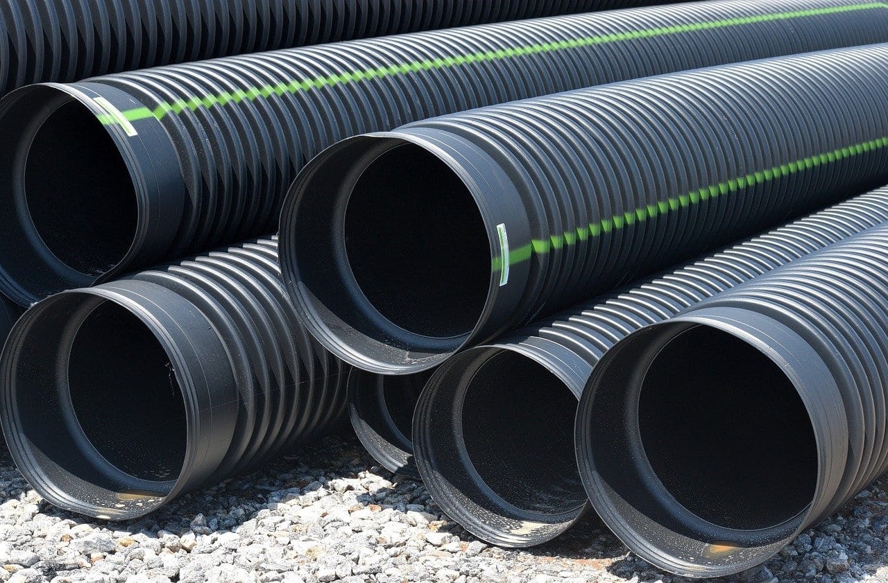 water drainage pipes
