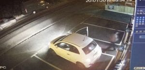 CCTV images show the incident taking place.
