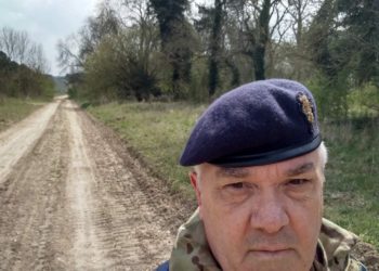 QUICK MARCH: Major Trevor Bowman is raising funds for the Royal British Legion.