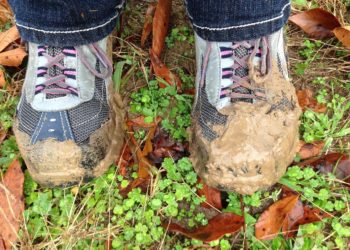 Muddy boots