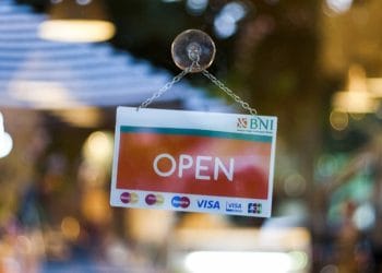 open sign