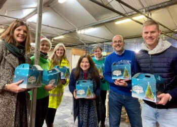 Twyford Together volunteers assembled the gift hampers for BASTAS