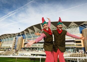 Elves will be helping to transform Ascot into a winter wonderland this weekend