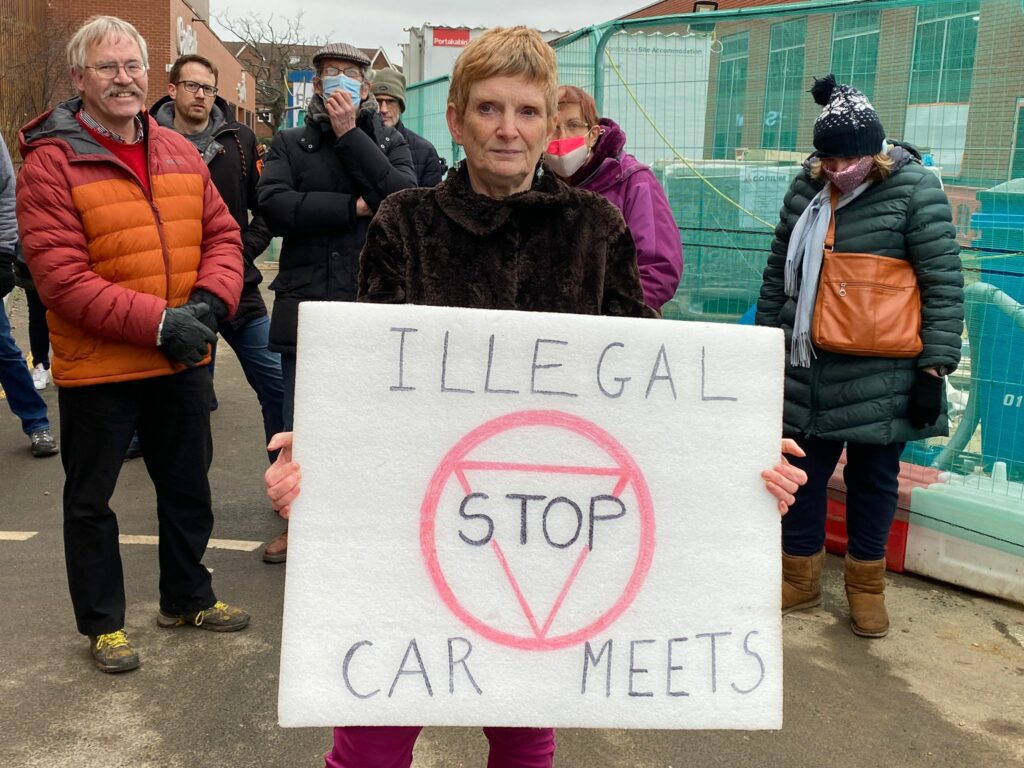 Cllr Maria Gee, Liberal Democrat councillor for Wescott co-organised the action with residents. Picture: Phil Creighton