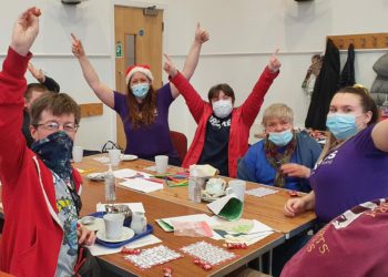 Christmas bingo was played