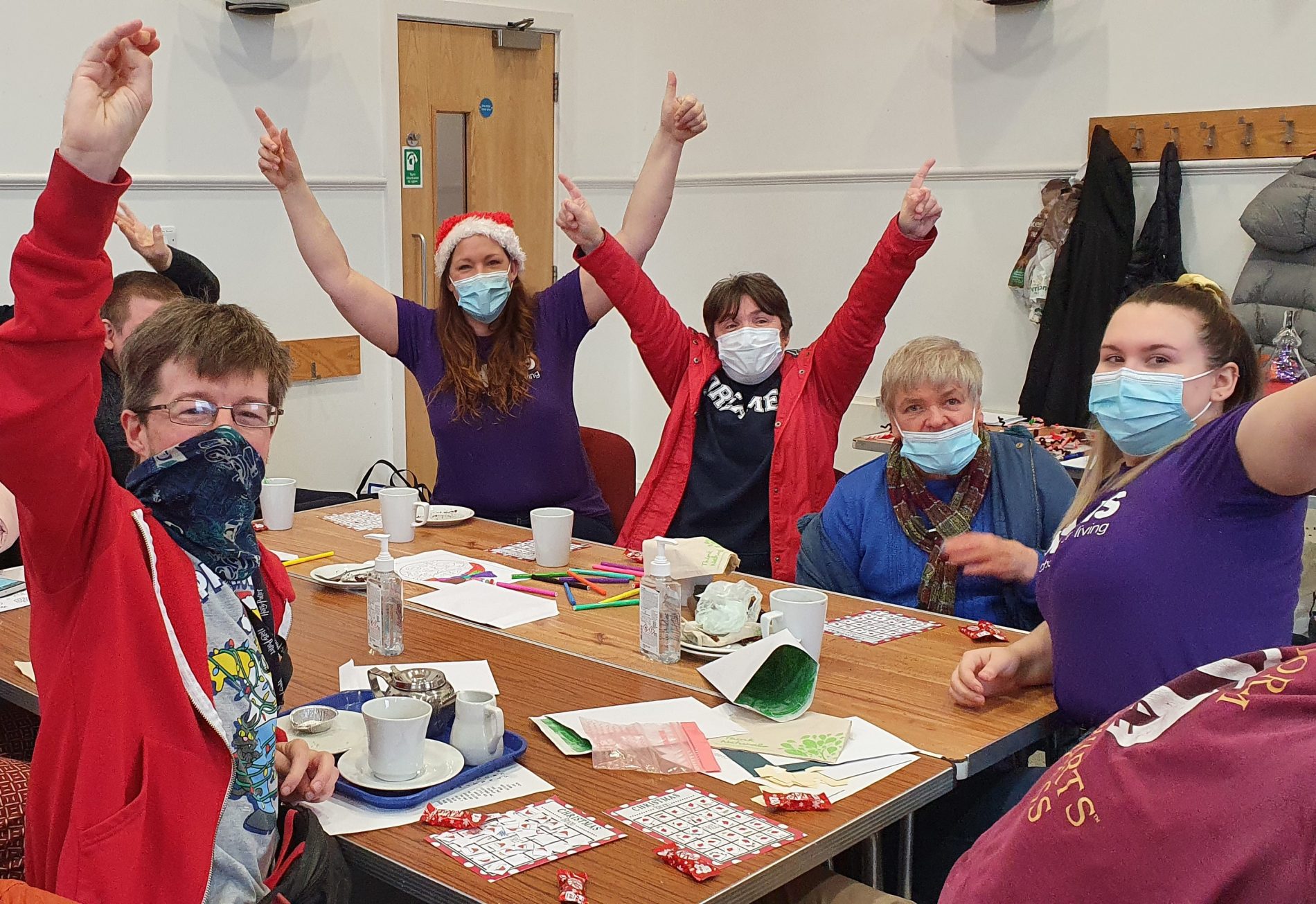 Christmas bingo was played